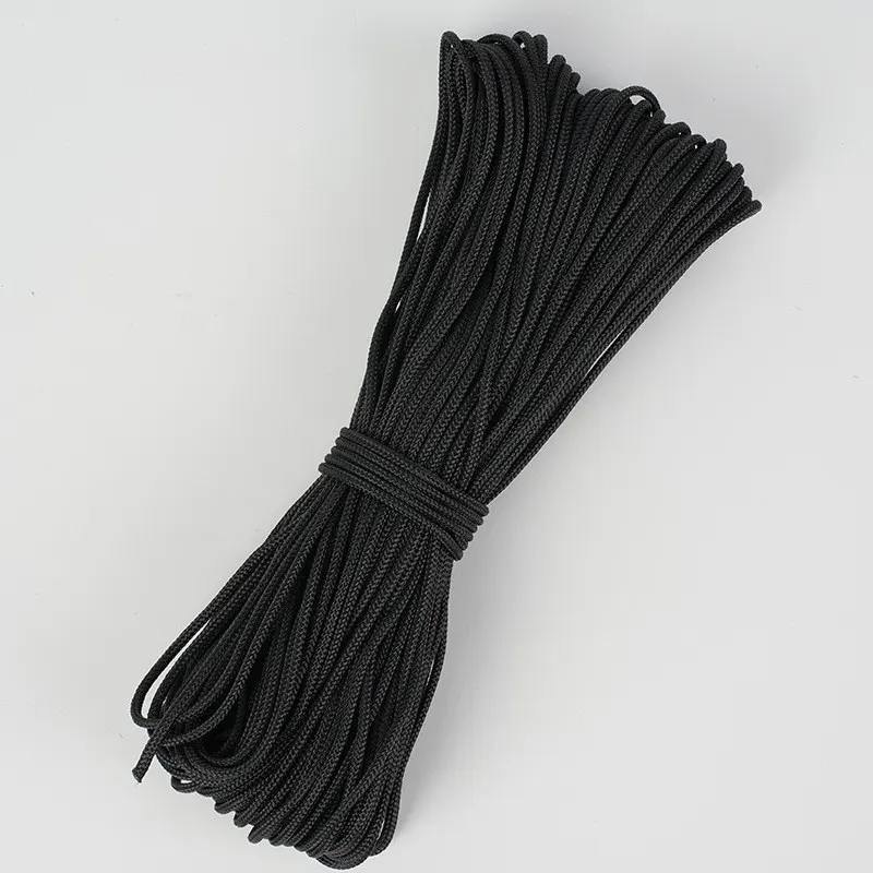 4 sruogų šerdis 2,4 mm 275 poliesterio „Paracord“.